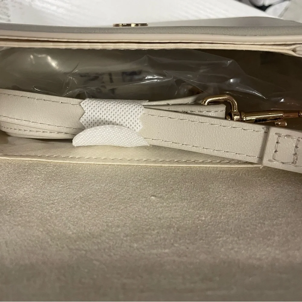 H&M Elegant Cream Shoulder Bag